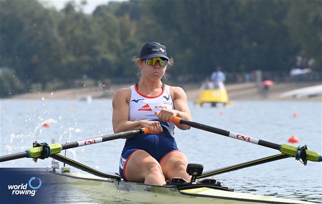 Marie Jacquet, Women's Single Sculls, France, 2023 World Rowing Championships, Belgrade, Serbia © Maren Derlien / MyRowingPhoto.com