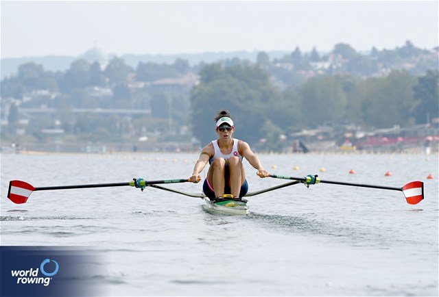 Magdalena Lobnig, Women's Single Sculls, Austria, 2023 World Rowing Championships, Belgrade, Serbia © Maren Derlien / MyRowingPhoto.com