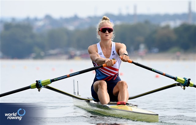 Lenka Luksova, Women's Single Sculls, Czechia, 2023 World Rowing Championships, Belgrade, Serbia © Maren Derlien / MyRowingPhoto.com