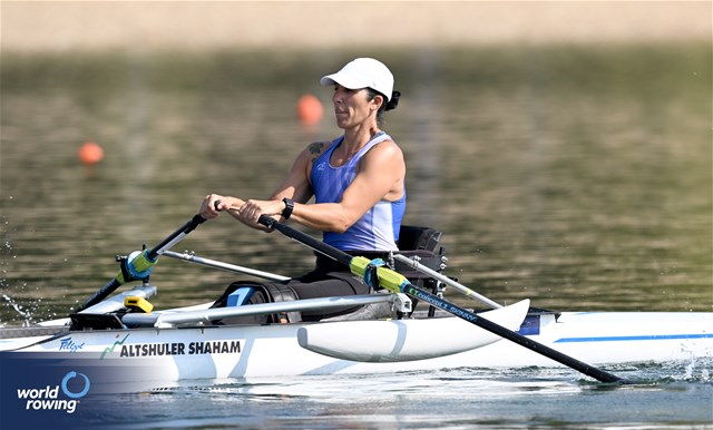 Moran Samuel, PR1 Womens Single Sculls, Israel, 2023 World Rowing Championships, Belgrade, Serbia © Detlev Seyb / MyRowingPhoto.com