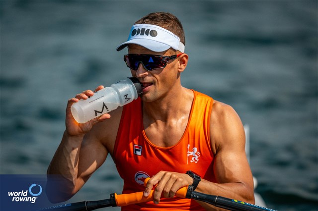 Cornelis De Koning, PR2 Men's Single Sculls, Netherlands, 2023 World Rowing Championships, Belgrade, Serbia © World Rowing/Benedict Tufnell