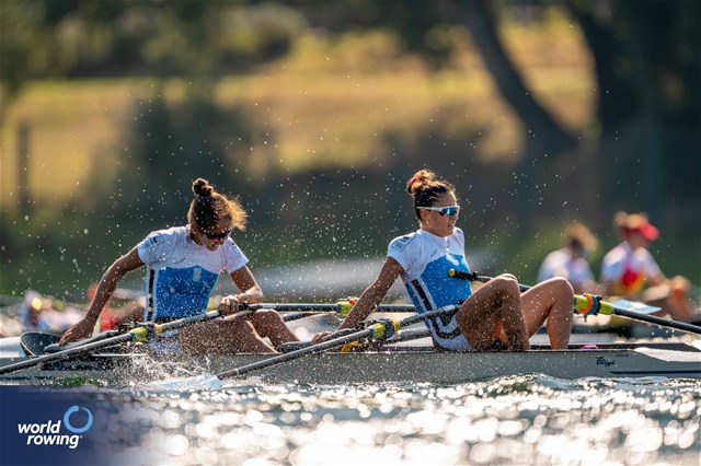 Dimitra Eleni Kontou (b), Zoi Fitsiou (s), Lightweight Women's Double Sculls, Greece © World Rowing/Benedict Tufnell