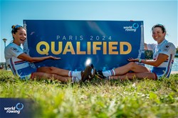 Emily Craig (b), Imogen Grant (s), Lightweight Women's Double Sculls, Great Britain, 2023 World Rowing Championships, Belgrade, Serbia © World Rowing/Benedict Tufnell