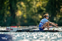 Olivia Bates, Lightweight Women's Single Sculls, Great Britain,  2023 World Rowing Championships, Belgrade, Serbia © World Rowing/Benedict Tufnell