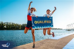 Melita Abraham (b), Antonia Abraham (s), Women's Pair, Chile, 2023 World Rowing Championships, Belgrade, Serbia © World Rowing/Benedict Tufnell