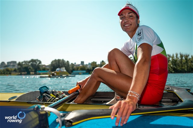 Desislava Angelova, Women's Single Sculls, Bulgaria, 2023 World Rowing Championships, Belgrade, Serbia © World Rowing/Benedict Tufnell