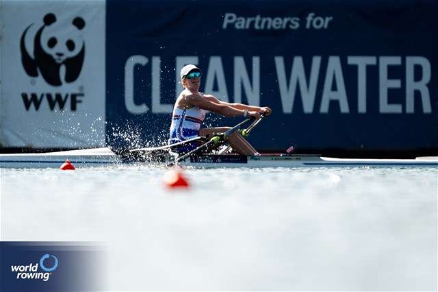 Lucy Glover, Women's Single Sculls, Great Britain, 2023 World Rowing Championships, Belgrade, Serbia © World Rowing/Benedict Tufnell
