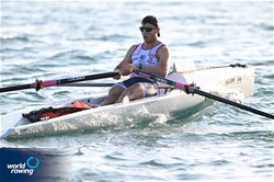 Guillermo Tome Pons, Coastal Men's Solo, Real Club De Regatas De Alicante, Spain 2023 World Rowing Coastal Championships, Barletta, Italy / © Detlev Seyb / MyRowingPhoto.com