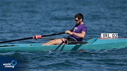 Kealan Mannix, Coastal Men's Solo, Rosscarbery Rowing Club, Ireland, 2023 World Rowing Coastal Championships, Barletta, Italy / © Detlev Seyb / MyRowingPhoto.com