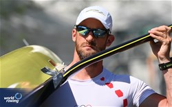 Damir Martin, Men's Single Sculls, Croatia, 2024 World Rowing Cup I, Varese, Italy / Maren Derlien/MyRowingPhoto.com