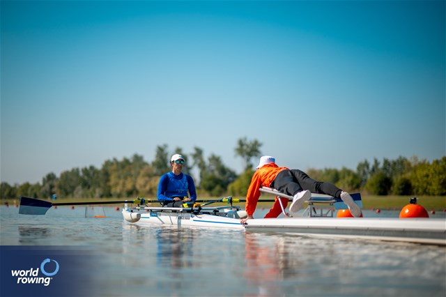 Moran Samuel, PR1 Womens Single Sculls, Israel, 2024 European Rowing Championships, Szeged, Hungary © World Rowing / Benedict Tufnell