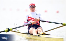 Alice Prokesova, Women's Single Sculls, Czechia, 2024 European Rowing Championships, Szeged, Hungary © Detlev Seyb / MyRowingPhoto.com