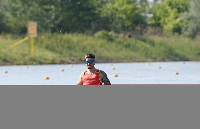 Javier Garcia Martinez, PR1 Mens Single Sculls, Spain, 2024 World Rowing European Olympic and Paralympic Qualification Regatta, Szeged, Hungary © Maren Derlien / MyRowingPhoto.com