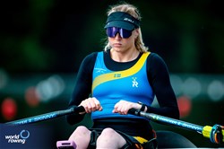 Ebba Einarsson, PR1 Womens Single Sculls, Sweden, 2024 World Rowing Final Olympic & Paralympic Qualification Regatta, Lucerne, Switzerland © World Rowing / Benedict Tufnell