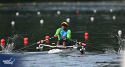 Rene Campos Pereira, PR1 Mens Single Sculls, Brazil, 2024 World Rowing Final Olympic & Paralympic Qualification Regatta, Lucerne, Switzerland © Detlev Seyb / MyRowingPhoto.com