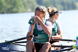 Paige Badenhorst (b), Katherine Williams (s), Women's Double Sculls, South Africa, 2024 World Rowing Final Olympic & Paralympic Qualification Regatta, Lucerne, Switzerland © Detlev Seyb / MyRowingPhoto.com