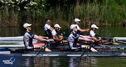 Cooper Tuckerman (b), Samuel Melvin (s), Lightweight Men's Double Sculls, United States of America, 2024 World Rowing Final Olympic & Paralympic Qualification Regatta, Lucerne, Switzerland © Detlev Seyb / MyRowingPhoto.com