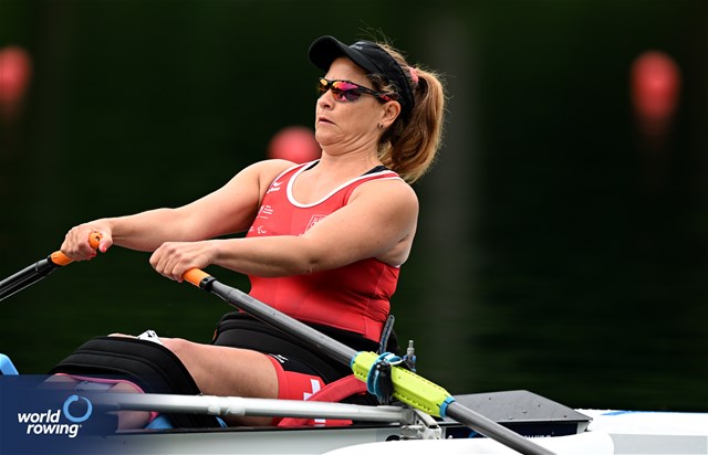 Claire Ghiringhelli, PR1 Womens Single Sculls, Switzerland, 2024 World Rowing Cup II, Lucerne, Switzerland © Detlev Seyb / MyRowingPhoto.com
