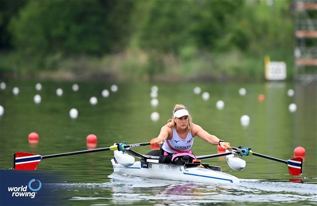 Birgit Skarstein, PR1 Womens Single Sculls, Norway, 2024 World Rowing Cup II, Lucerne, Switzerland © Maren Derlien / MyRowingPhoto.com