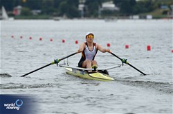 Jasmina Bier, PR2 Women's Single Sculls, Germany, 2024 World Rowing Cup III, Poznan, Poland © Detlev Seyb / MyRowingPhoto.com