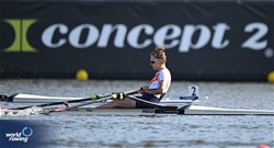 Femke Van De Vliet, Lightweight Women's Single Sculls, Netherlands, 2024 World Rowing Cup III, Poznan, Poland © Detlev Seyb / MyRowingPhoto.com