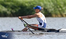 Aurelie Morizot, Lightweight Women's Single Sculls, France, 2024 World Rowing Cup III, Poznan, Poland © Detlev Seyb / MyRowingPhoto.com