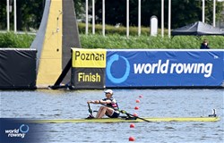Margaret Fellows, Women's Single Sculls, United States of America, 2024 World Rowing Cup III, Poznan, Poland © Maren Derlien / MyRowingPhoto.com