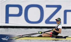 Kenia Lechuga, Lightweight Women's Single Sculls, Mexico, 2024 World Rowing Cup III, Poznan, Poland © Detlev Seyb / MyRowingPhoto.com
