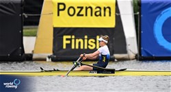 Lara Tiefenthaler, Lightweight Women's Single Sculls, Austria, 2024 World Rowing Cup III, Poznan, Poland © Detlev Seyb / MyRowingPhoto.com