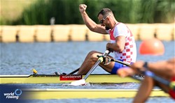 Damir Martin, Men's Single Sculls, Croatia, 2024 World Rowing Cup III, Poznan, Poland © Detlev Seyb / MyRowingPhoto.com