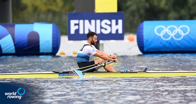 Bruno Cetraro Berriolo, Men's Single Sculls, Uruguay, 2024 Olympic Games Rowing Regatta, Paris, France / © World Rowing / Detlev Seyb