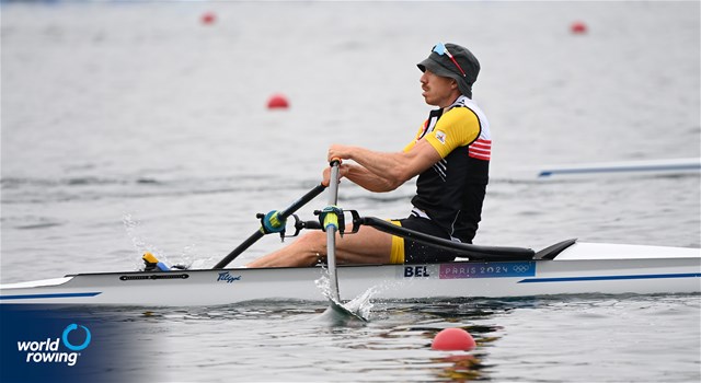Tim Brys, Men's Single Sculls, Belgium, 2024 Olympic Games Rowing Regatta, Paris, France / © World Rowing / Detlev Seyb