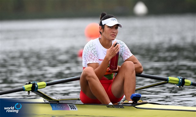 Desislava Angelova, Women's Single Sculls, Bulgaria, 2024 Olympic Games Rowing Regatta, Paris, France / © World Rowing / Detlev Seyb