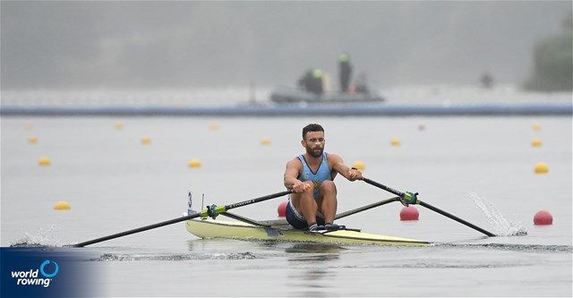 Bruno Cetraro Berriolo, Men's Single Sculls, Uruguay, 2024 Olympic Games Rowing Regatta, Paris, France / © World Rowing / Detlev Seyb