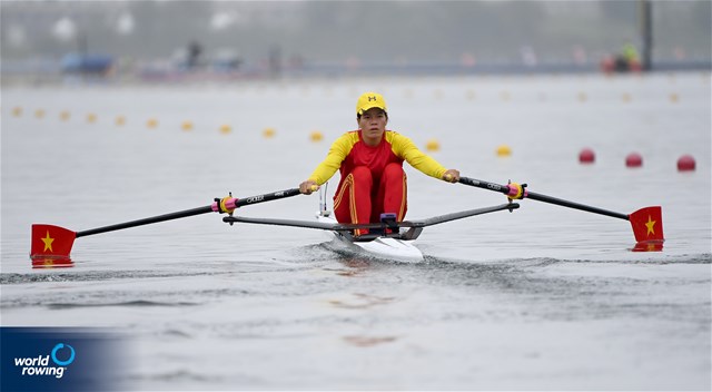 Thi Hue Pham, Women's Single Sculls, Vietnam 2024 Olympic Games Rowing Regatta, Paris, France / © World Rowing / Detlev Seyb