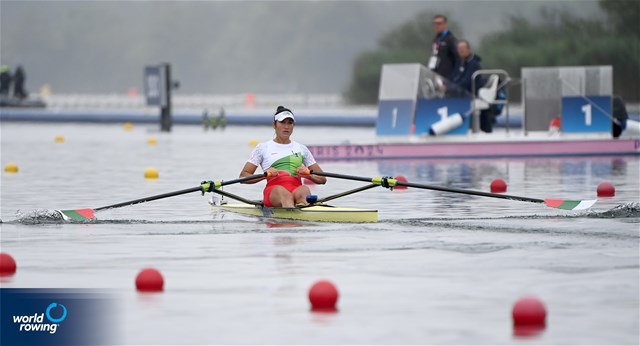 Desislava Angelova, Women's Single Sculls, Bulgaria, 2024 Olympic Games Rowing Regatta, Paris, France / © World Rowing / Detlev Seyb