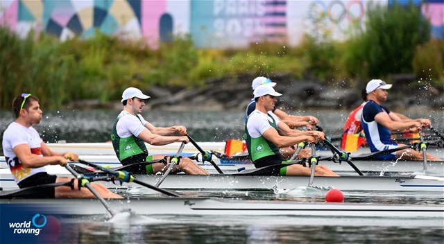 Daire Lynch (b), Philip Doyle (s), Men's Double Sculls, Ireland, 2024 Olympic Games Rowing Regatta, Paris, France / © World Rowing / Detlev Seyb