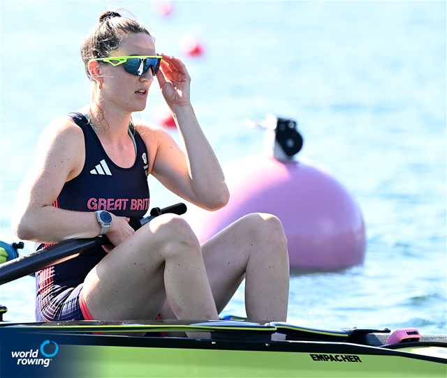 Rebecca Edwards (b), Chloe Brew (s), Women's Pair, Great Britain, 2024 Olympic Games Rowing Regatta, Paris, France / © World Rowing / Detlev Seyb