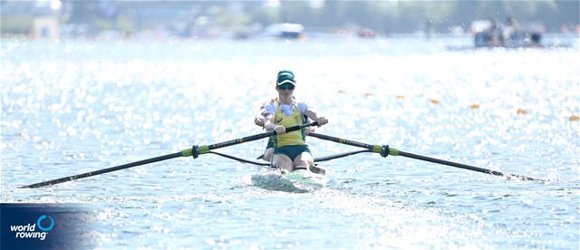 Jess Morrison (b), Annabelle Mcintyre (s), Women's Pair, Australia, 2024 Olympic Games Rowing Regatta, Paris, France / © World Rowing / Detlev Seyb