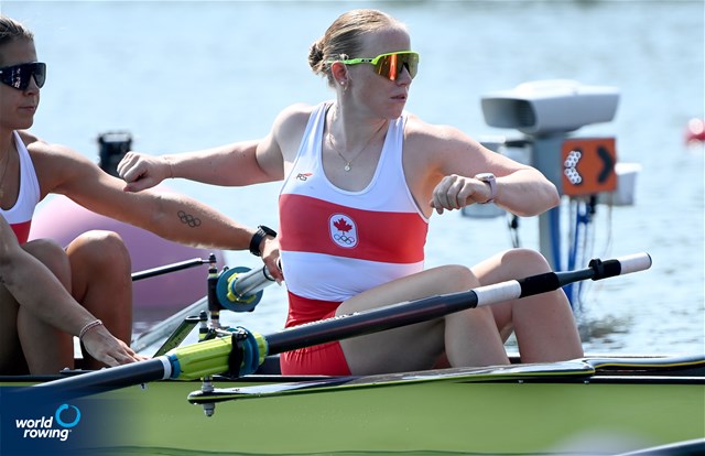 Caileigh Filmer, Women's Eight, Canada, 2024 Olympic Games Rowing Regatta, Paris, France / © World Rowing / Detlev Seyb
