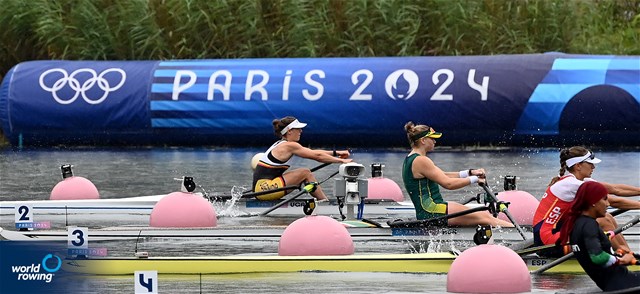 Kathleen Noble, Women's Single Sculls, Uganda, 2024 Olympic Games Rowing Regatta, Paris, France / © World Rowing / Detlev Seyb