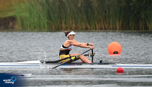 Kathleen Noble, Women's Single Sculls, Uganda, 2024 Olympic Games Rowing Regatta, Paris, France / © World Rowing / Detlev Seyb