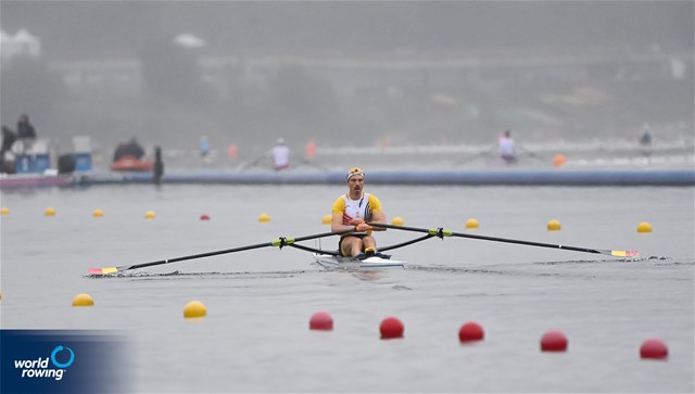 Tim Brys, Men's Single Sculls, Belgium, 2024 Olympic Games Rowing Regatta, Paris, France / © World Rowing / Detlev Seyb