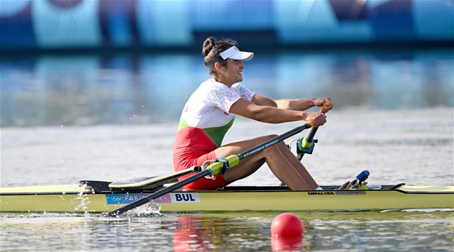 Desislava Angelova, Women's Single Sculls, Bulgaria, 2024 Olympic Games Rowing Regatta, Paris, France / © World Rowing / Detlev Seyb