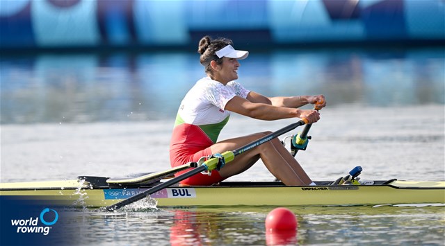 Desislava Angelova, Women's Single Sculls, Bulgaria, 2024 Olympic Games Rowing Regatta, Paris, France / © World Rowing / Detlev Seyb