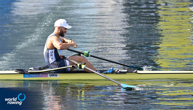 Bruno Cetraro Berriolo, Men's Single Sculls, Uruguay, 2024 Olympic Games Rowing Regatta, Paris, France / © World Rowing / Detlev Seyb