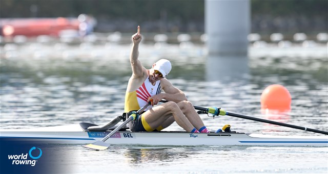 Tim Brys, Men's Single Sculls, Belgium, 2024 Olympic Games Rowing Regatta, Paris, France / © World Rowing / Detlev Seyb