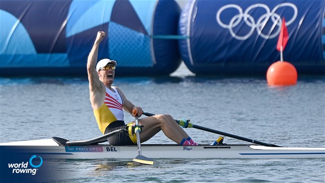 Tim Brys, Men's Single Sculls, Belgium, 2024 Olympic Games Rowing Regatta, Paris, France / © World Rowing / Detlev Seyb