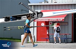 Training at the 2024 World Rowing Senior, Under 23 and Under 19 Championships, St Catharines, Canada / Detlev Seyb/MyRowingPhoto.com