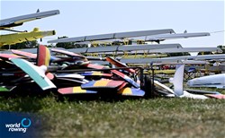 Training at the 2024 World Rowing Senior, Under 23 and Under 19 Championships, St Catharines, Canada / Detlev Seyb/MyRowingPhoto.com
